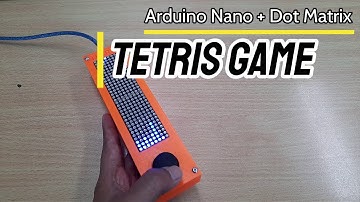 Bouw een Tetris-spelcomputer met Arduino Nano + Dot Matrix + Joystick