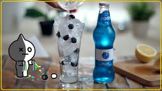 طريقة الموهيتو ازرق بـ توت و ليمون  ( مشروبات بارده ) شراب منعش ولذيذ | عصير | موهيتو | سبرايت