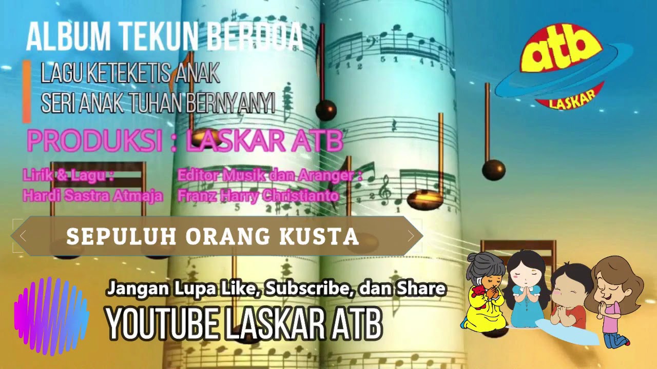 Sepuluh Orang Kusta || Musik Rohani || Lagu Kateketis || Lirik Lagu Rohani
