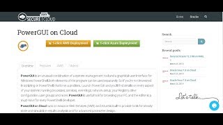 Secured PowerGUI on Windows 2016 Deploy on Azure , AWS and Google Cloud Platform.
