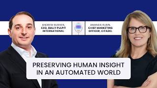 Amanda Rubin: Preserving Human Insight in an Automated World