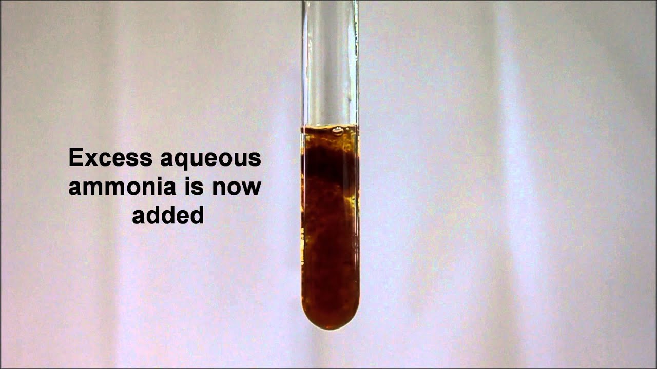 Aqueous Ammonia. Тест на железо БВТ.