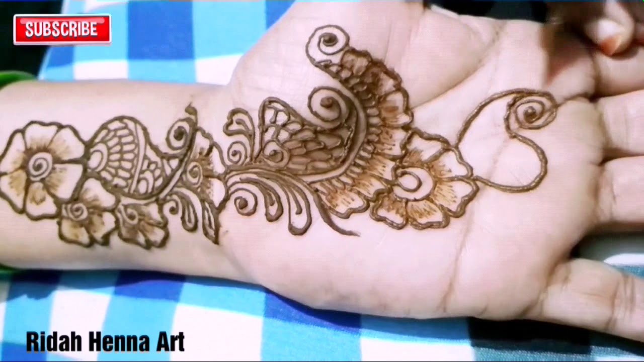 #Simple #Indian #Arabic #mehndidesign Simple Indian Arabic Mehndi ...