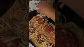 Ленивые гнезда быстрыйужин спагетти простоивкусно