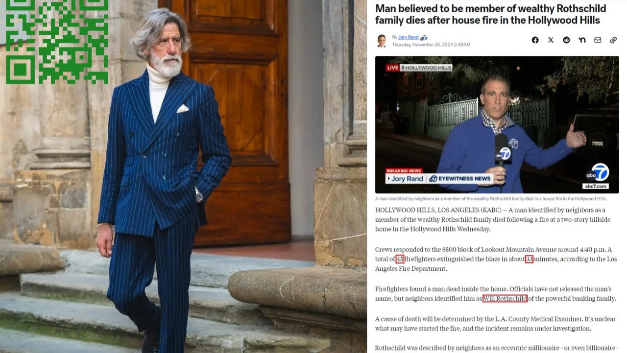 Rothschild Family Member Perishes in Blaze - YouTube