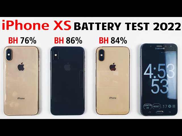 TEST de BATERÍA iPhone XS vs iPhone XS Max en 2022 😱 ¿Cuantas HORAS DA? 🤔  - RUBEN TECH ! 