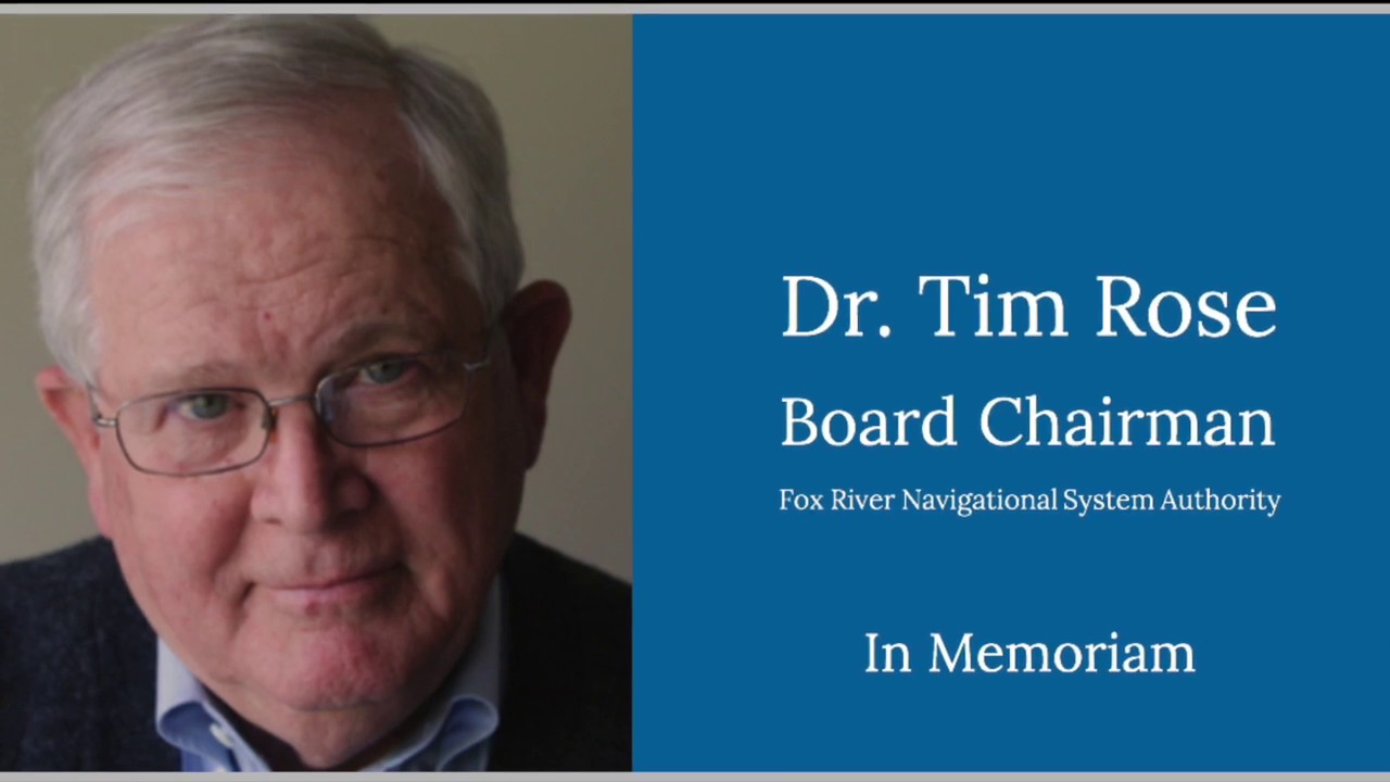 Dr. Tim Rose, Chairman, Fox River Navigational System Authority YouTube
