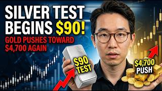 $90 Silver Test Begins — While Gold Pushes Toward $4,700 Again