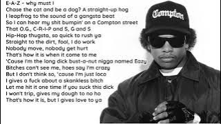 Eazy-E - Luv 4 Dem Gangsta'z [Lyrics] [HQ]