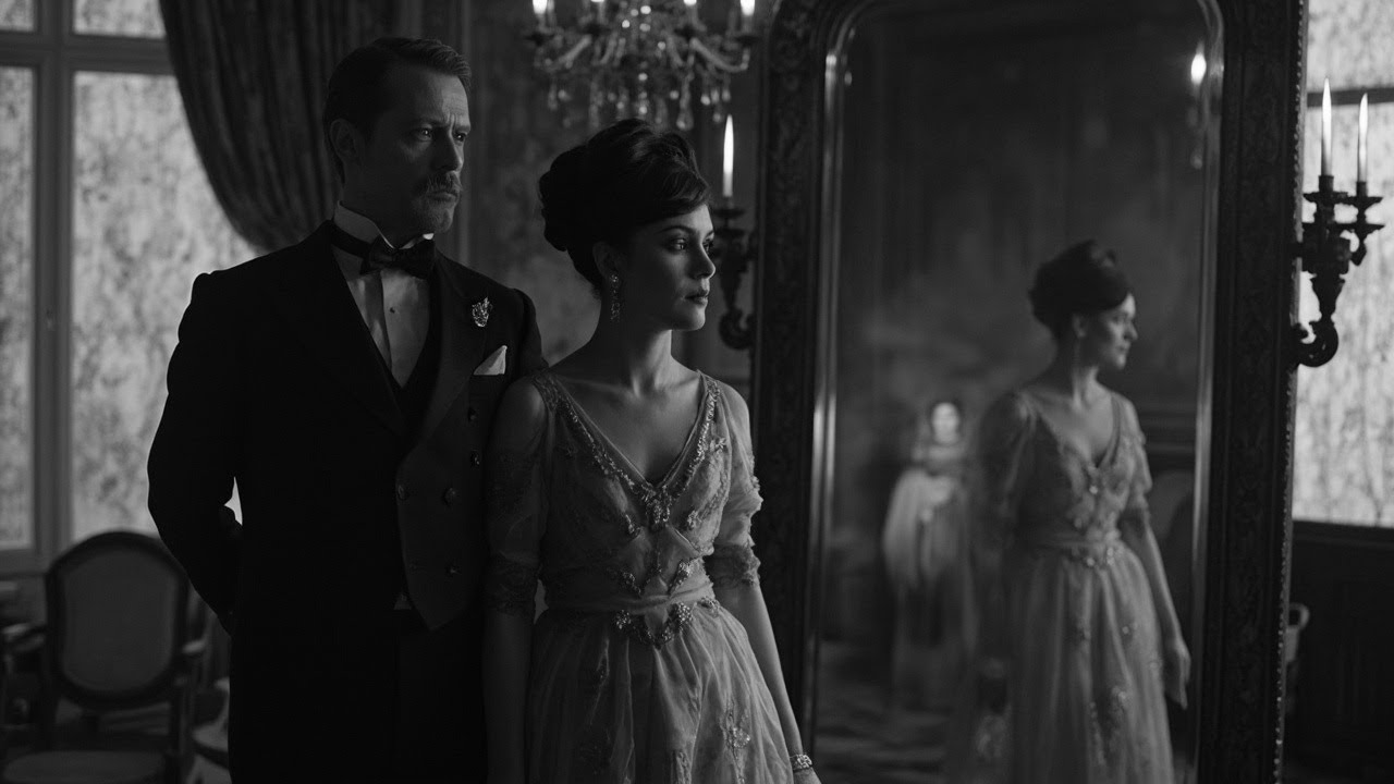 Soțul poza mândru cu soția în 1908 — 115 ani mai târziu, experții văd că lipsește din reflexie