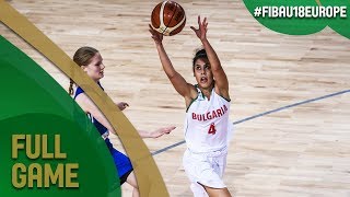 Bulgaria v Finland - Full Game - FIBA U18 Women's European Championship 2017