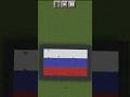 Satisfying sand art minecraft russia flag  viralshorts