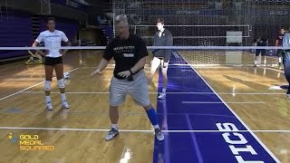 Volleyball Coaching: How To Block A Volleyball - Footwork and Arm Techniques