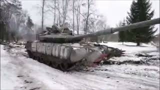Tank Cold Start-Up And Live Firing in Ukraine