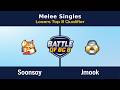 Soonsay (Fox) vs Jmook (Sheik) - Losers Top 8 Qualifier - Melee Singles | Battle of BC 8