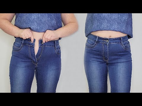 ✅The easiest way to increase the waistband of your jeans