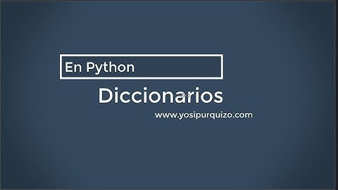 Diccionarios | Python