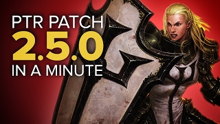 Diablo 3 PTR Patch 2.5.0 in a Minute
