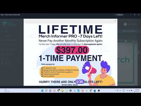 Merch Informer and Book Bolt Lifetime Offer | Print On Demand Coupon Code