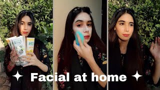 esgaorganic 5step facial at home |how to do facial at home | instent glow facial