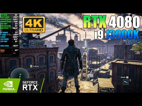 Assassin's Creed Syndicate : RTX 4080 + i9 13900K ( 4K Maximum Settings )