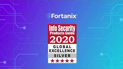 Cloud Security Solution 2020(Silver) Award Fortanix