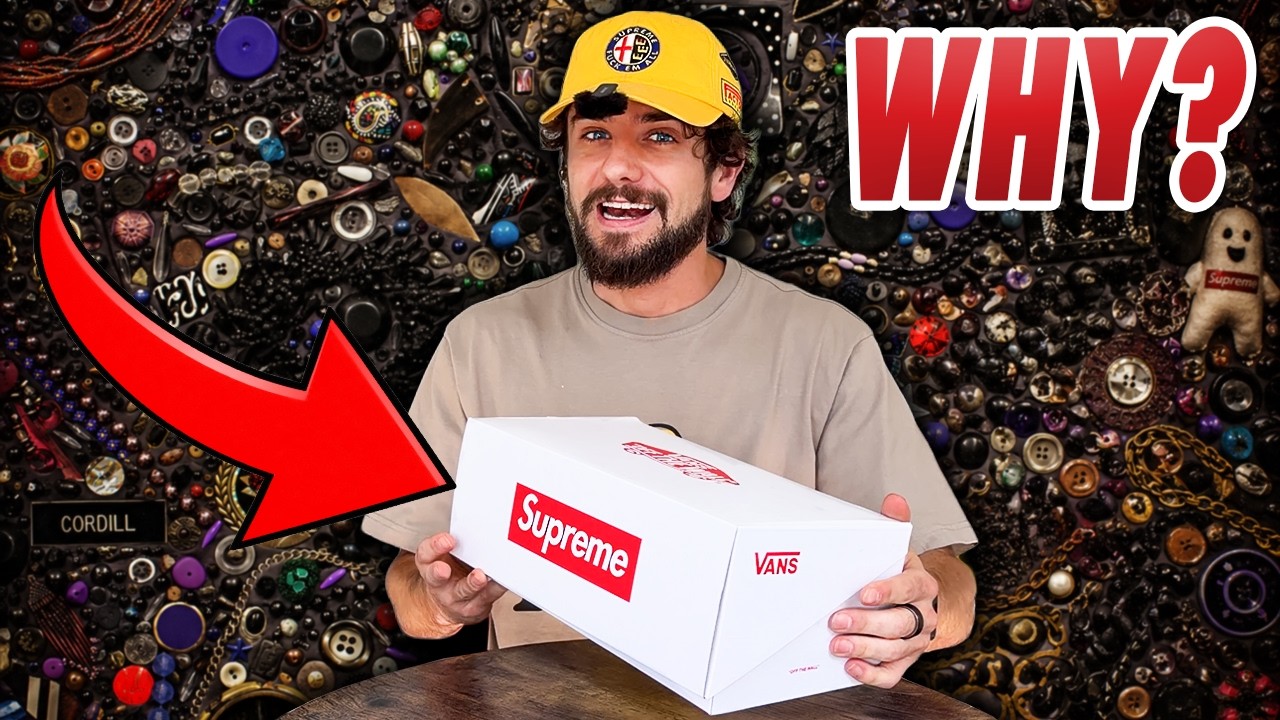 Everyone is Sleeping on these Supreme Vans! - YouTube