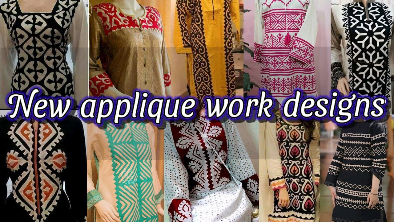 Applic Dresses Applique Collection. *Most Hit Article* *Ajrak* Handwork  Applique Bareekh Tanka Fancy - Cotton Stuff Shirt *Chiffon* App... |  Instagram