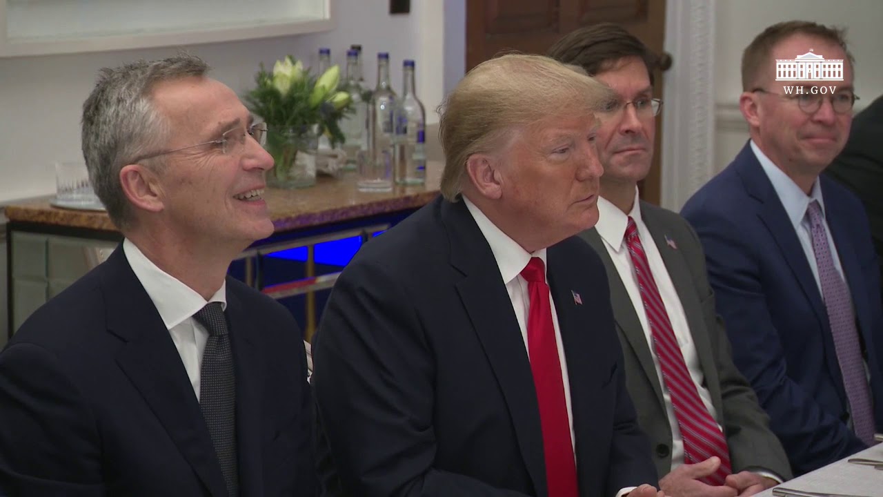 President Trump Participates in a Working Lunch with the NATO 2 Percenters