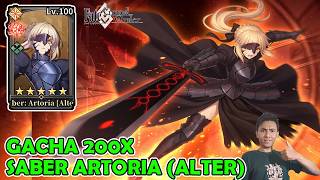 PARTY GACHA HOKI 200X! AKHIRNYA SHOWCASE GAMEPLAY SABER ARTORIA (ALTER) - HOLY GRAIL RETURNS