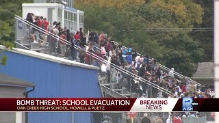 Oak Creek High School evacuated after bomb threat