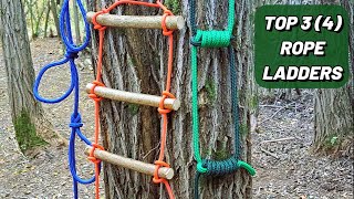 Top 3 (4) DIY Outdoor Rope Ladders  Practical Guide (READ the DESCRIPTION)