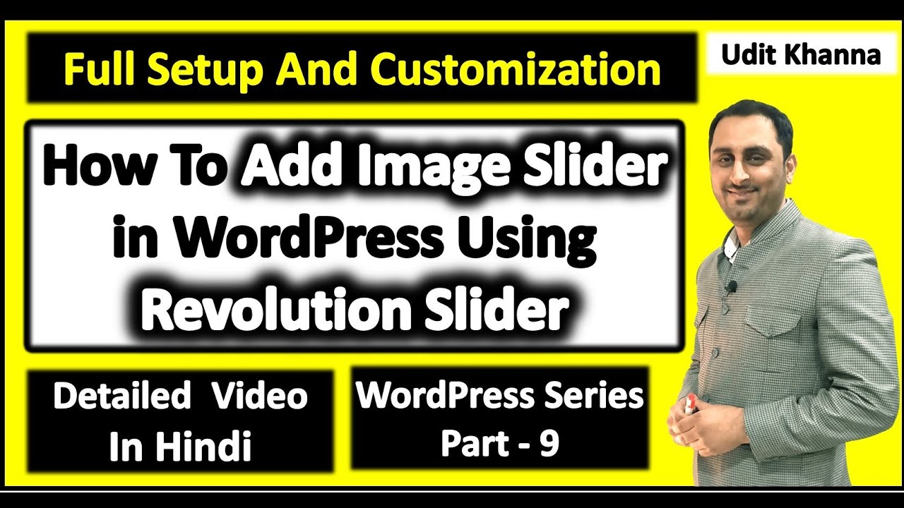 How To Add Image Slider in WordPress Using Revolution Slider Plugin ...