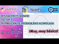 📈 ¿Cómo calcular la Desviación Standard y la varianza, con Numpy? | ¡Muy, muy Básico!