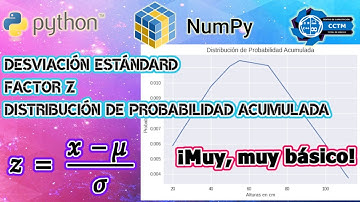 📈 ¿Cómo calcular la Desviación Standard y la varianza, con Numpy? | ¡Muy, muy Básico!