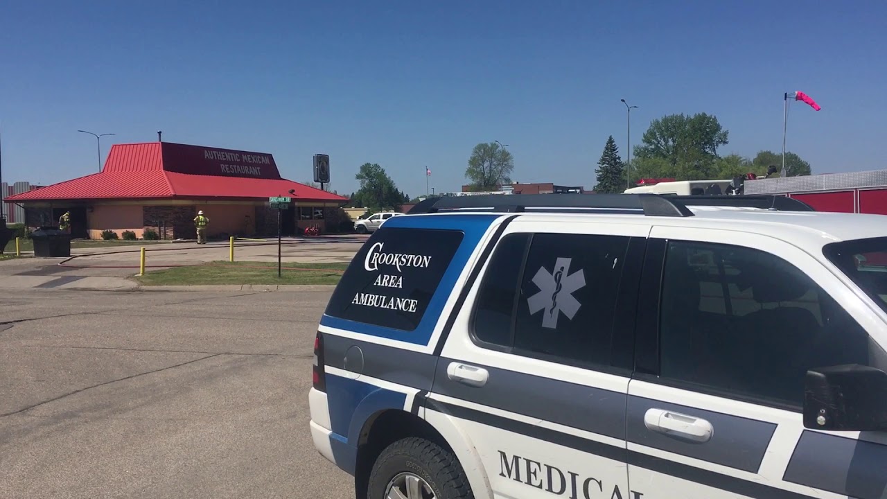 One Employee Appears to have suffered burn to arm in Crookston Fire