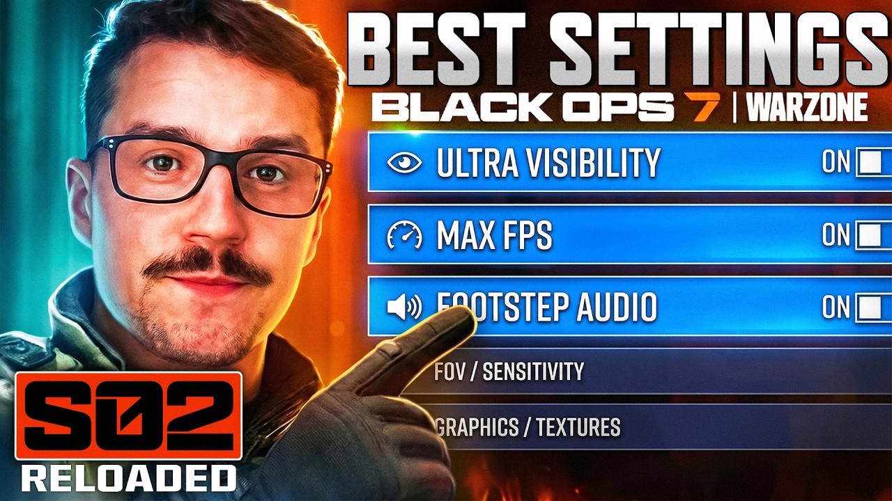 BEST *NEW* WARZONE SETTINGS for SEASON 2 RELOADED! (Controller, Audio and Graphics Settings)