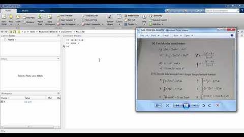 Persamaan integral dengan Matlab
