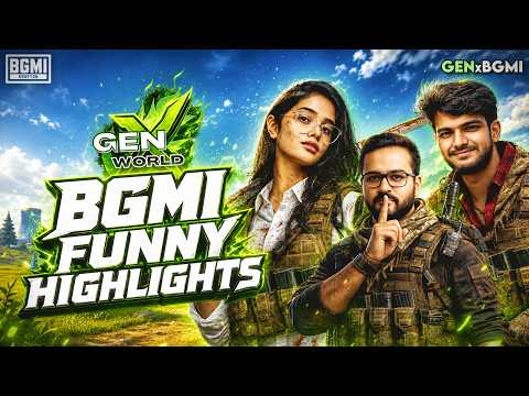 😂 BGMI Funny Highlights || Non-Stop Squad Comedy & Epic Trolls 🔥@GENxBGMI