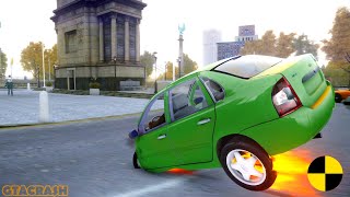 GTA 4 CRASH TESTING REAL CAR 312