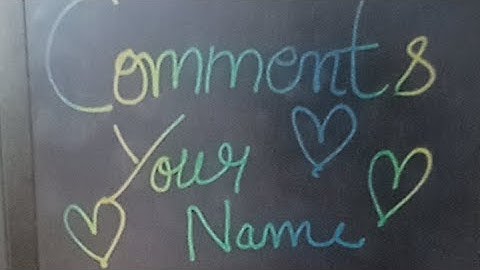 writing Subscribers Name Live ❤️