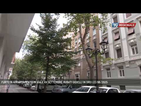 FURTO IN APPARTAMENTO IN VIALE XX SETTEMBRE: RUBATI GIOIELLI IN ORO | 22/08/2025