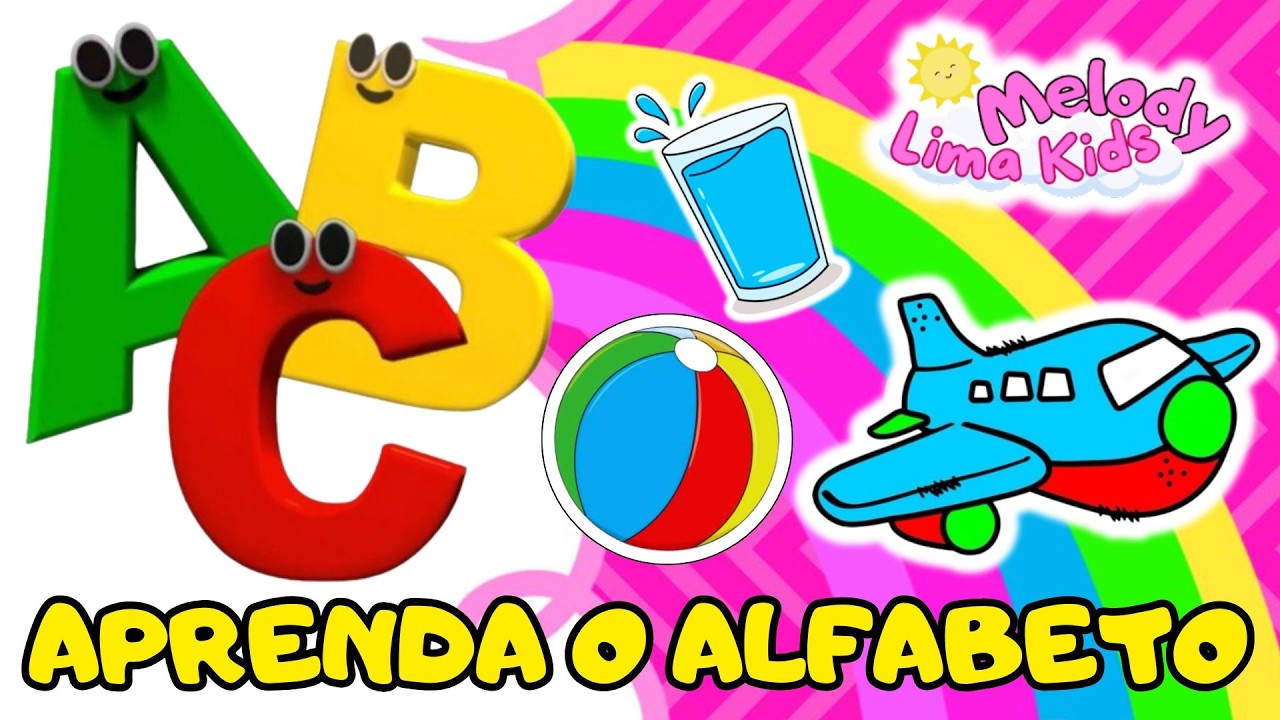 Aprender o ABC com Letrinhas Divertidas | Alfabeto Infantil em Português