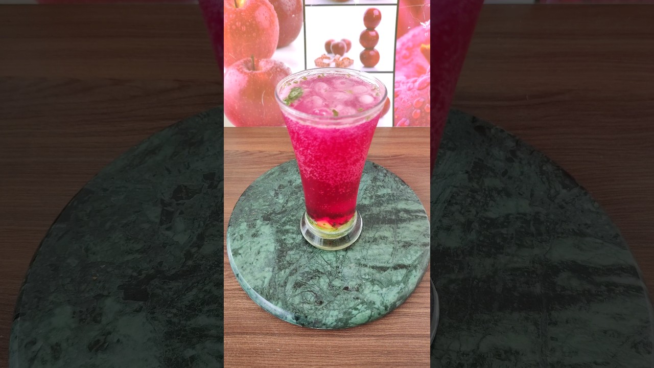 Pink Mojito Recipe / Mojito Recipe Malayalam / Refreshing Summer Drinks Easy Mocktail Recipe 