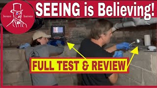 inspect drain line with sewer camera: sanyipace sewer camera review