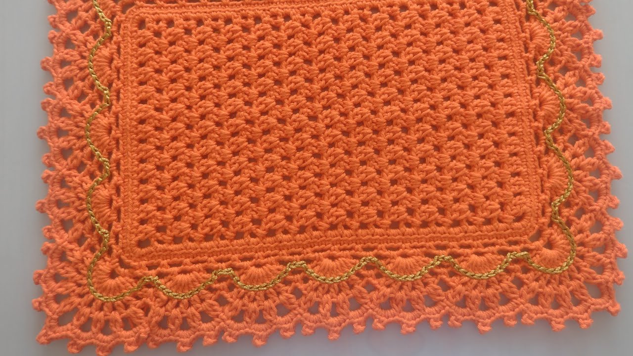 🌸 Sousplat Floratta – Passo a Passo Completo em Crochê 🌸