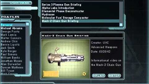 Doom 3 - Video Disk 8 PDA