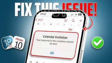 How to Fix Calendar Invitation Error on iPhone After iOS 18 Update
