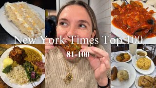 Trying Every Restaurant On The NYT Top 100 List (100 to 81)