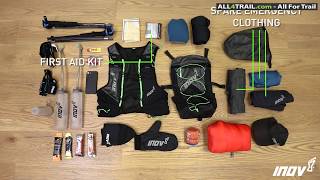 How pro runners pack for an ultramarathon - Inov-8 Race Ultra Pro 2in1 Vest  | ALL4Trail.com